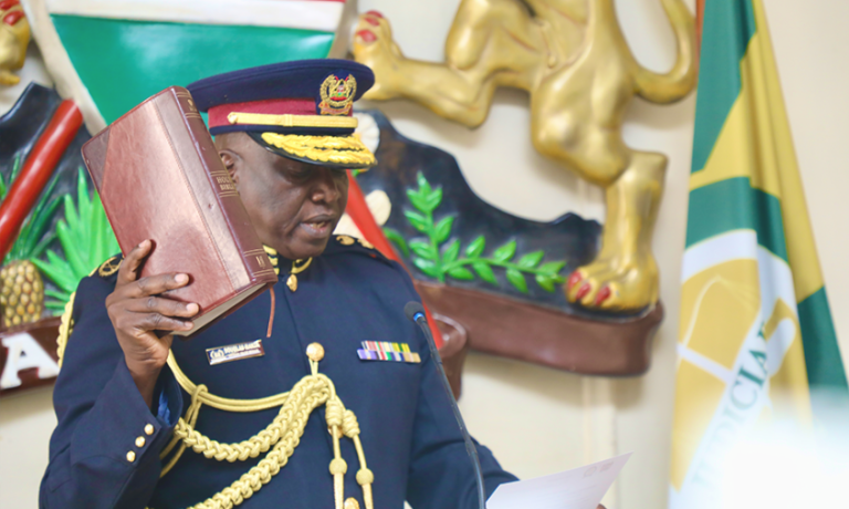 Image of Kanja swearing in